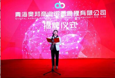 青海奧邦商業運營管理正式掛牌 數字文化創意內容應用服務亮相
